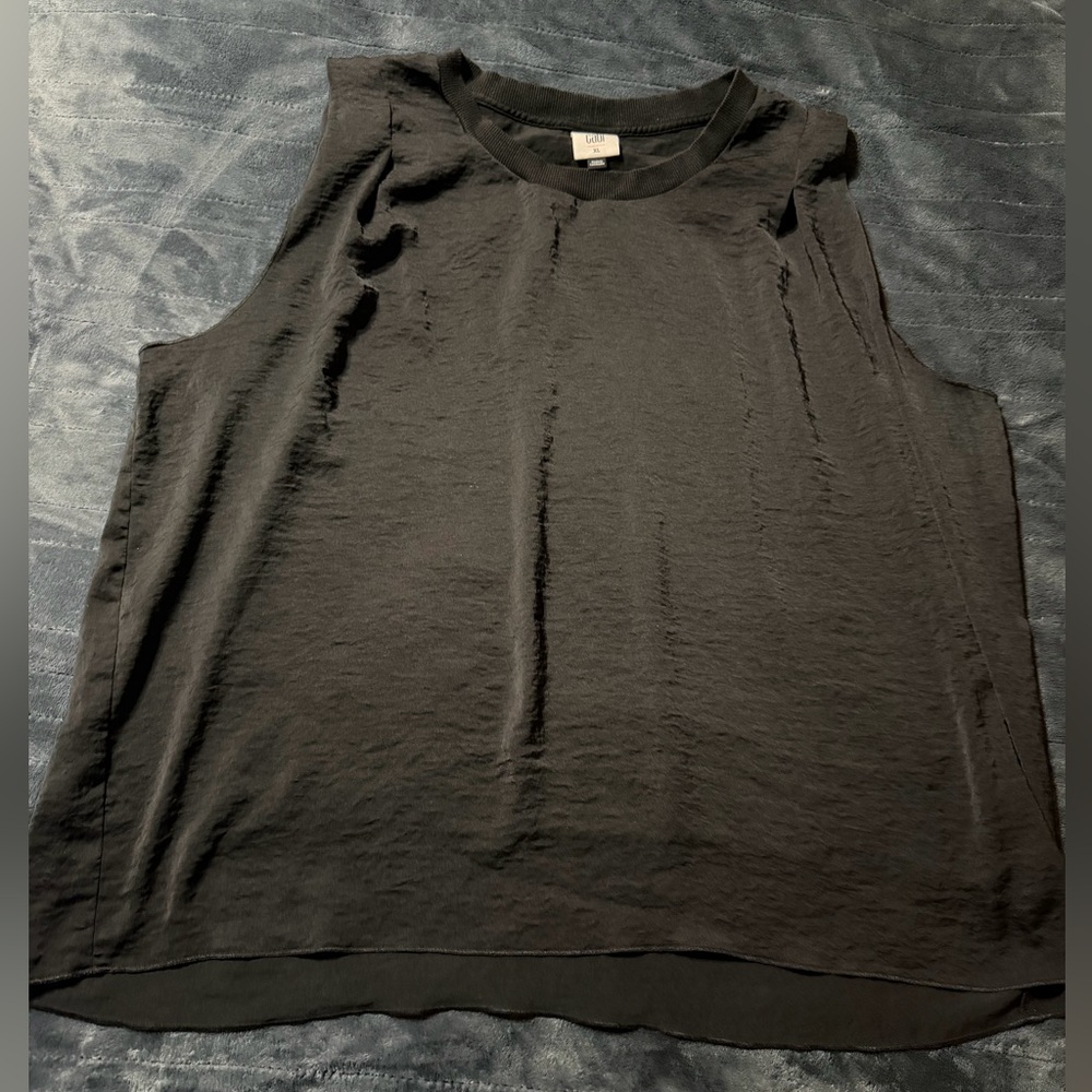 Cabi Complete Top Sleeveless Black Top